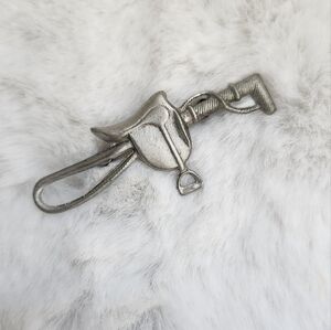 Vintage English Saddle Brooch